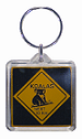 Acrylic Roadsign Koala Keyring